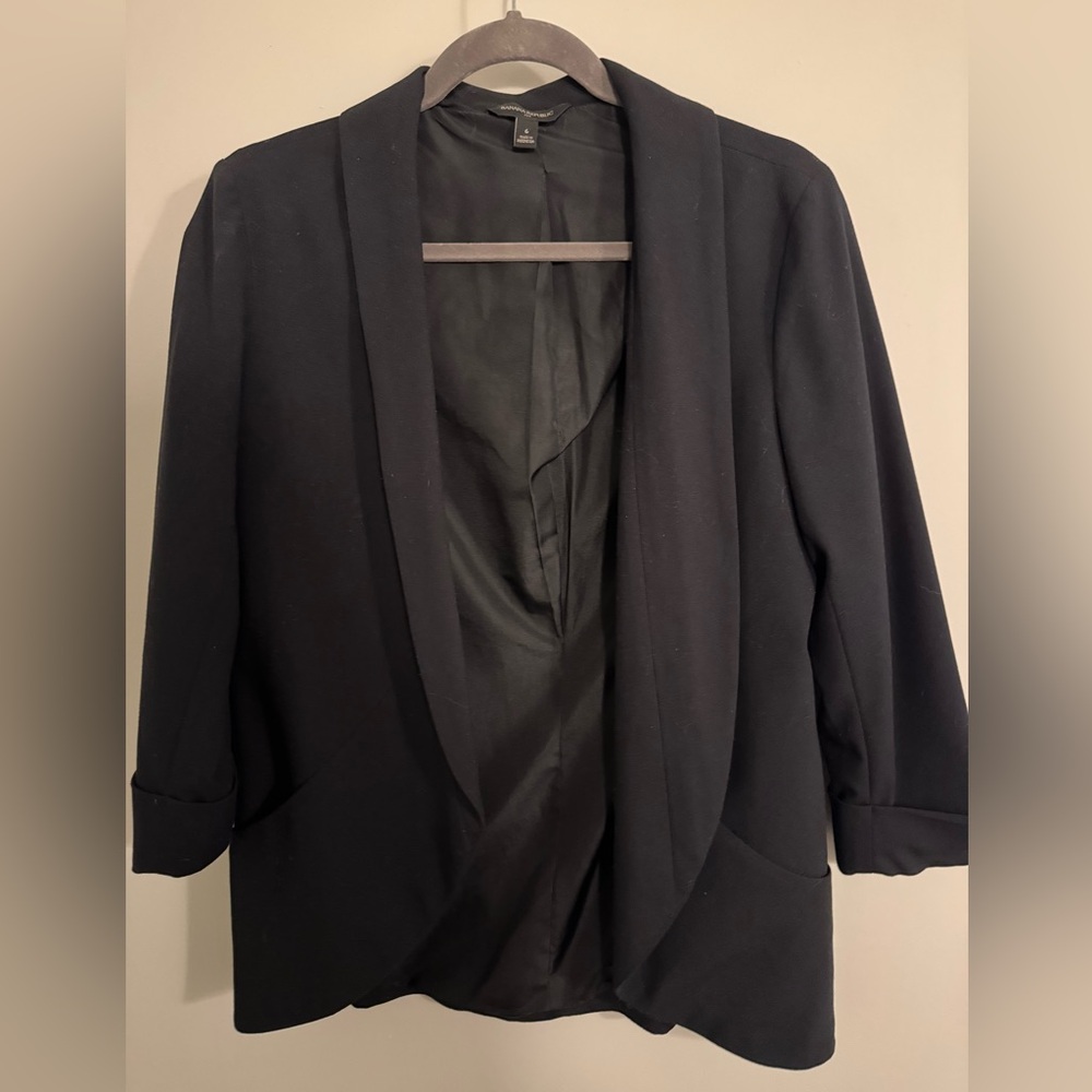 Banana Republic Elegant Black Women's Blazer Size 6